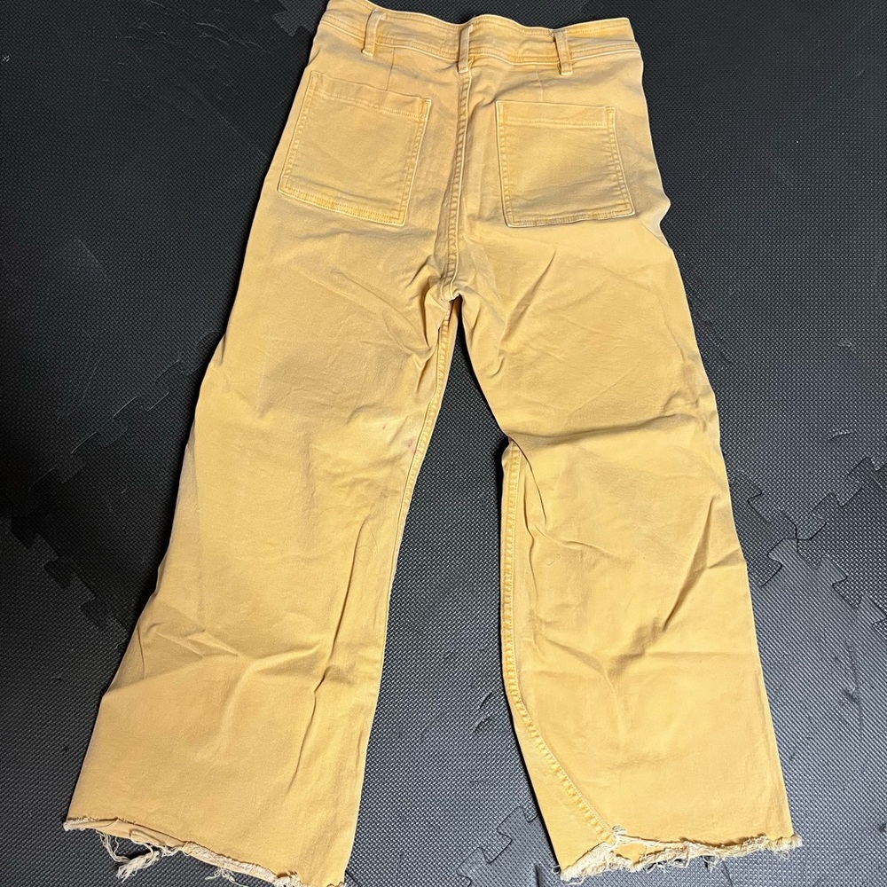 Yellow The Marine Straight Zara Pants - Picture 2 of 4